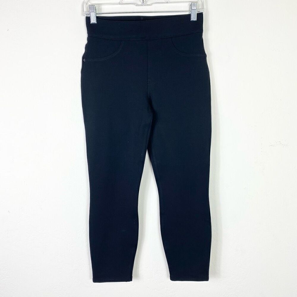 (S Petite) Spanx Black High Rise Cropped Jegging Ankle Leggings Size S Petite